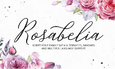 Rosabelia font