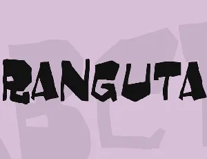 Orangutan font