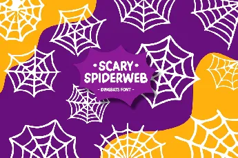 Scary Spider Web font