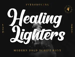 Healing Lighters font