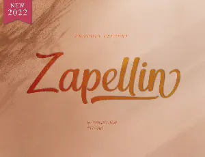 Zapellin font