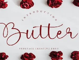 Butter Calligraphy font