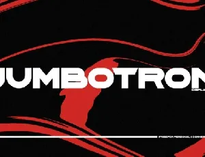 Jumbrotron font