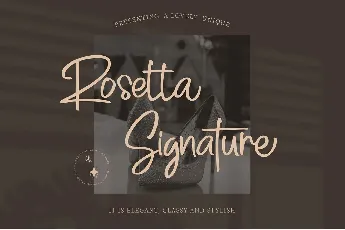 Rosetta Signature font