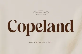 Copeland font