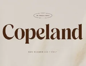 Copeland font