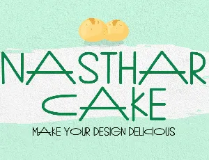 Nasthar Cake font