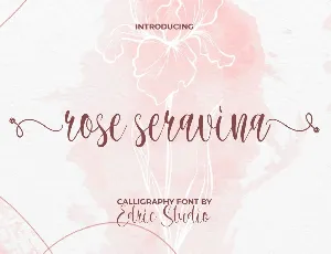 Rose Seravina Demo font