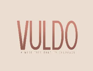 Vuldo Sans Serif font