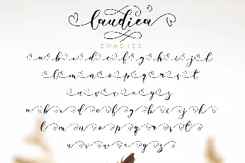 Laudiea font