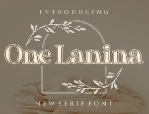 One Lanina Font