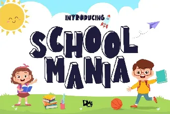 School Mania font