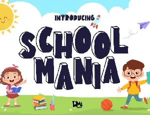 School Mania font