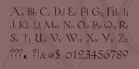 Koch-Antiqua Zier font