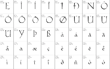 Koch-Antiqua Zier font