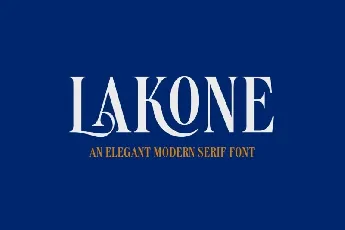 Lakone font