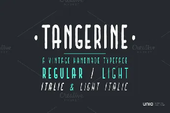 Tangerine Family font