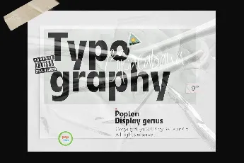 Popten Display font