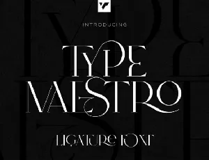 Type Maestro font