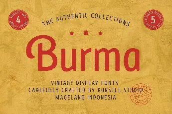 Burma Sans Serif Display Typeface font