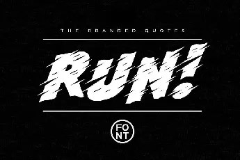 Run font