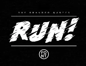 Run font