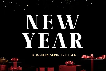 New Year font