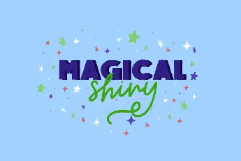 Magical_Shiny_Script font