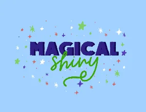 Magical_Shiny_Script font