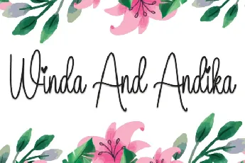 Honeymoon Vacation Script font