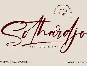 Sothardjo (Demo) font