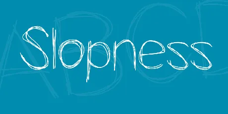 Slopness font