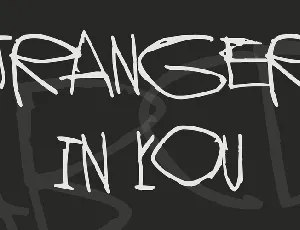 Stranger In You font