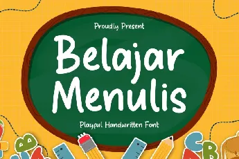 Belajar Menulis font