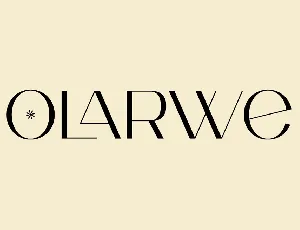 Olarwe font