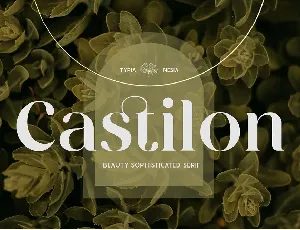 Castilon font