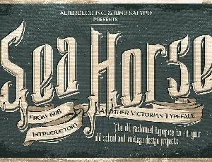 Sea Horse font