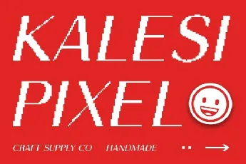 Kalesi Pixel font