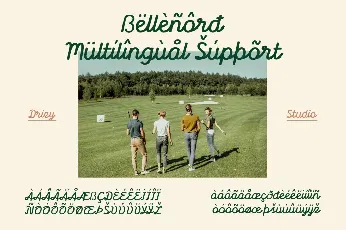 Bellenord Demo font