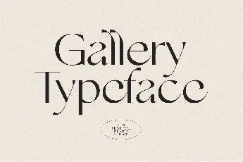 Gallery font