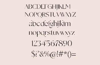 Gallery font