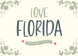 Love Florida Script font