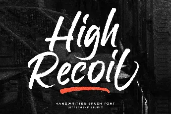 High Recoil font