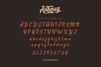 Anboug font