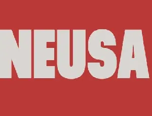 Neusa Family Free font