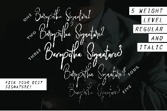 Baropetha font