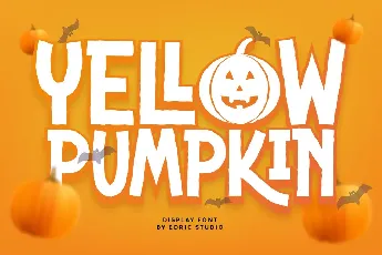 Yellow Pumpkin Demo font