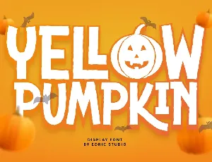 Yellow Pumpkin Demo font