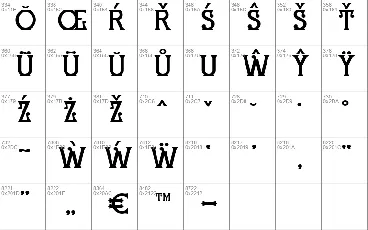 LAVOSCA font