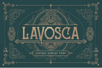 LAVOSCA font